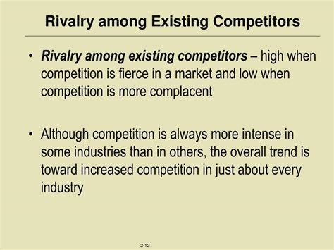 rivalry among existing competitors|Iba pa.